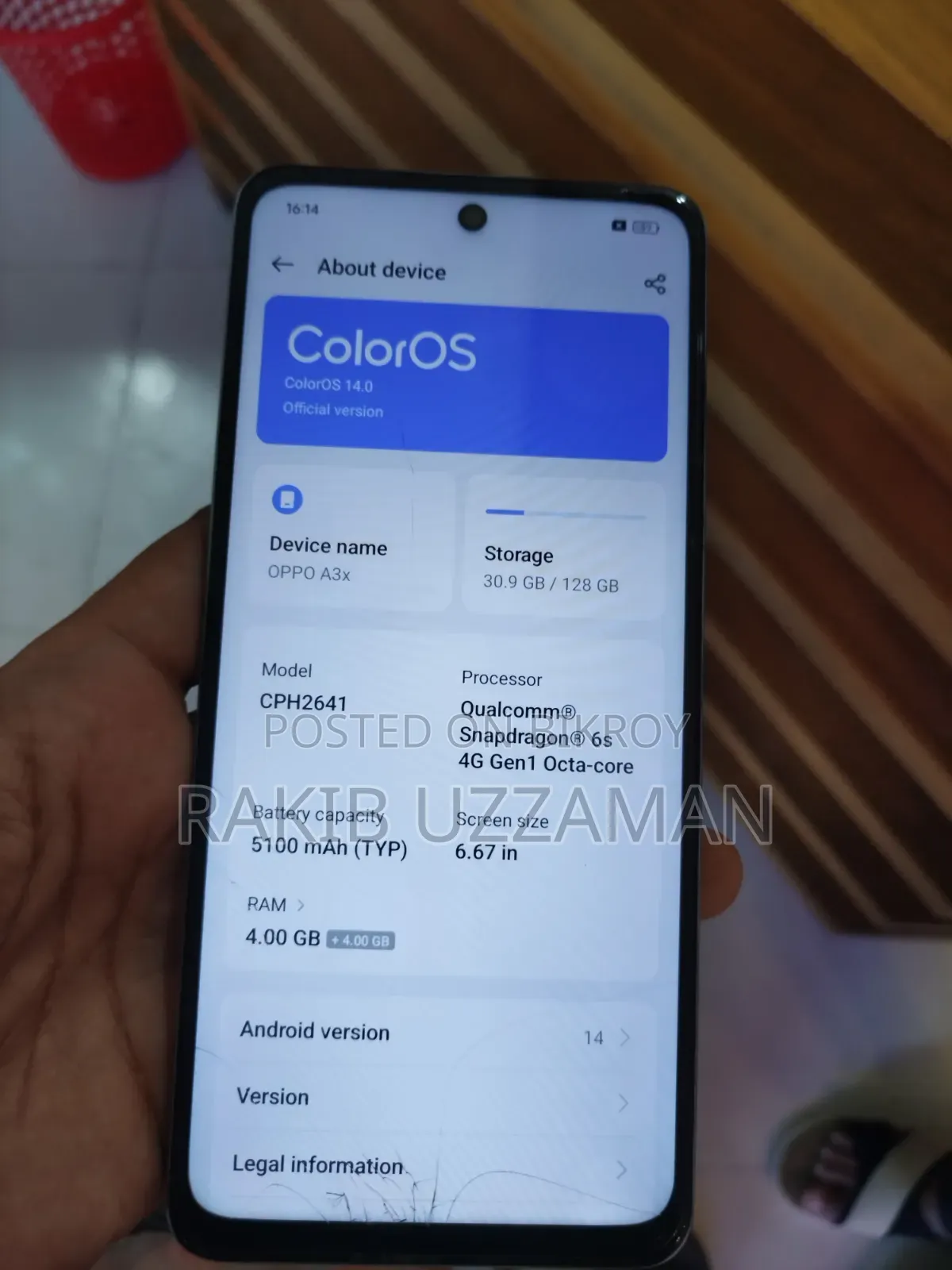 Oppo A3x 128 GB
