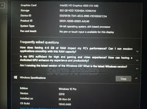 Desktop Computer 4GB Intel Core i5 HDD 1TB