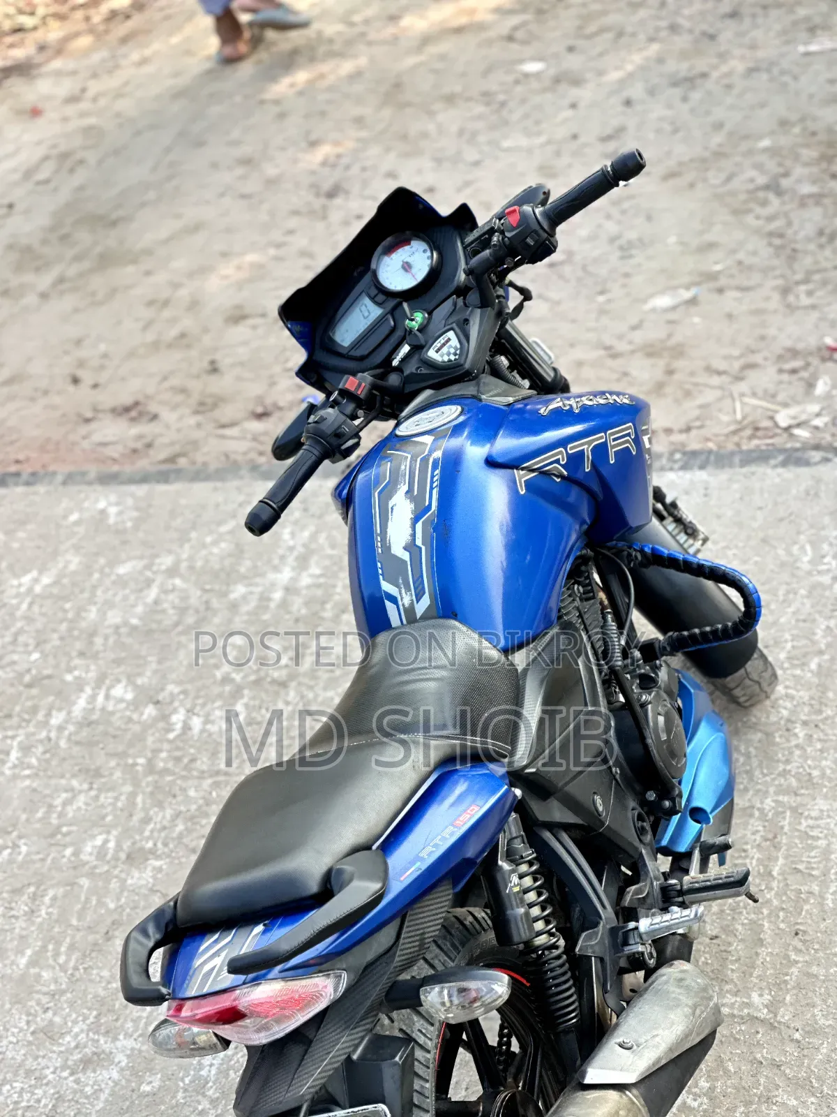 TVS Apache RTR 160 2V 2017 Blue