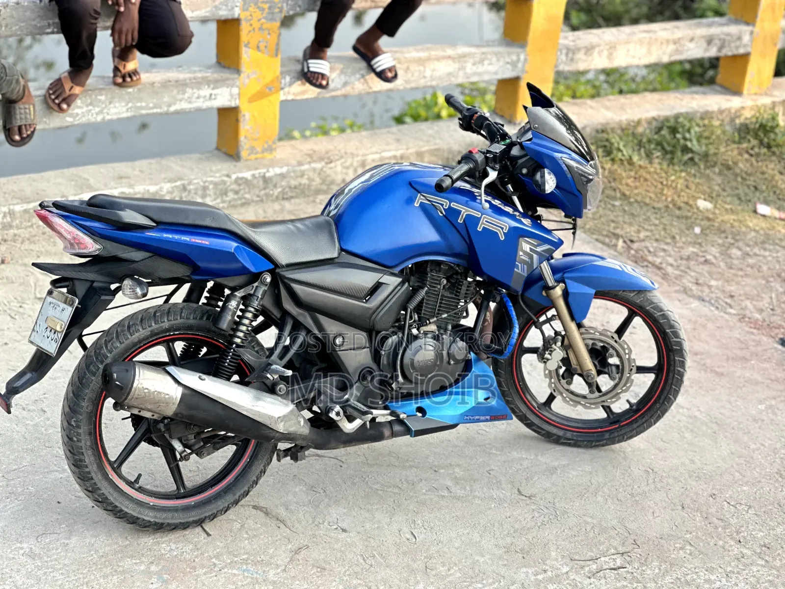 TVS Apache RTR 160 2V 2017 Blue