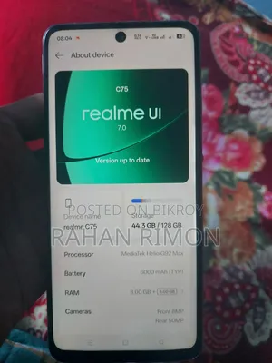 Realme C75 128 GB Gold