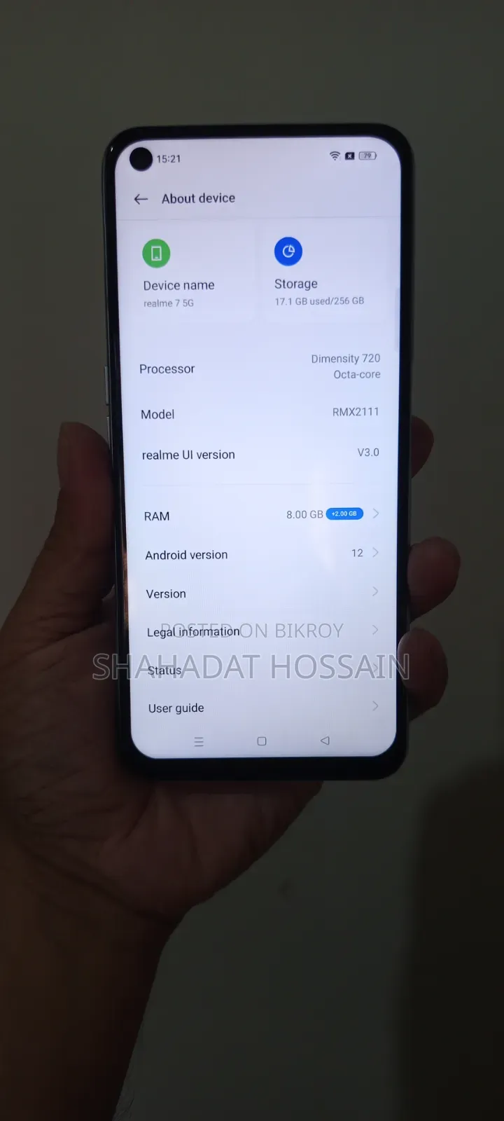 Realme 7 5G 128 GB Silver