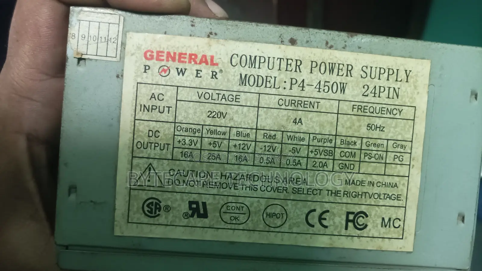 General Power Supply P4-450w for Sale