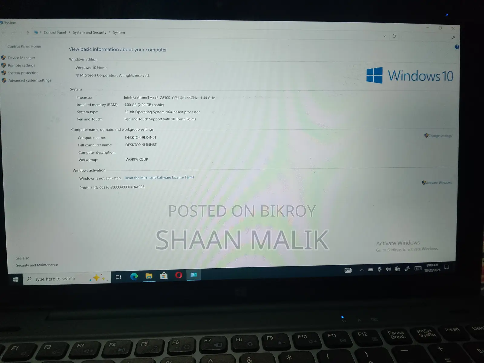 New Laptop 4GB RAM Intel Atom 128GB eMMC