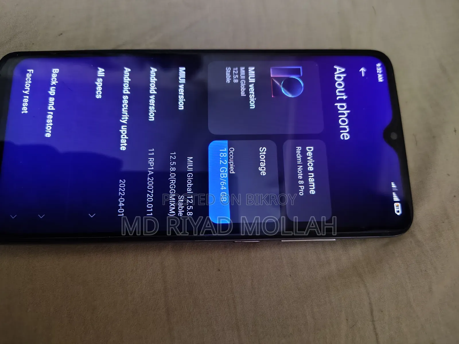 Xiaomi Redmi Note 8 64 GB Blue