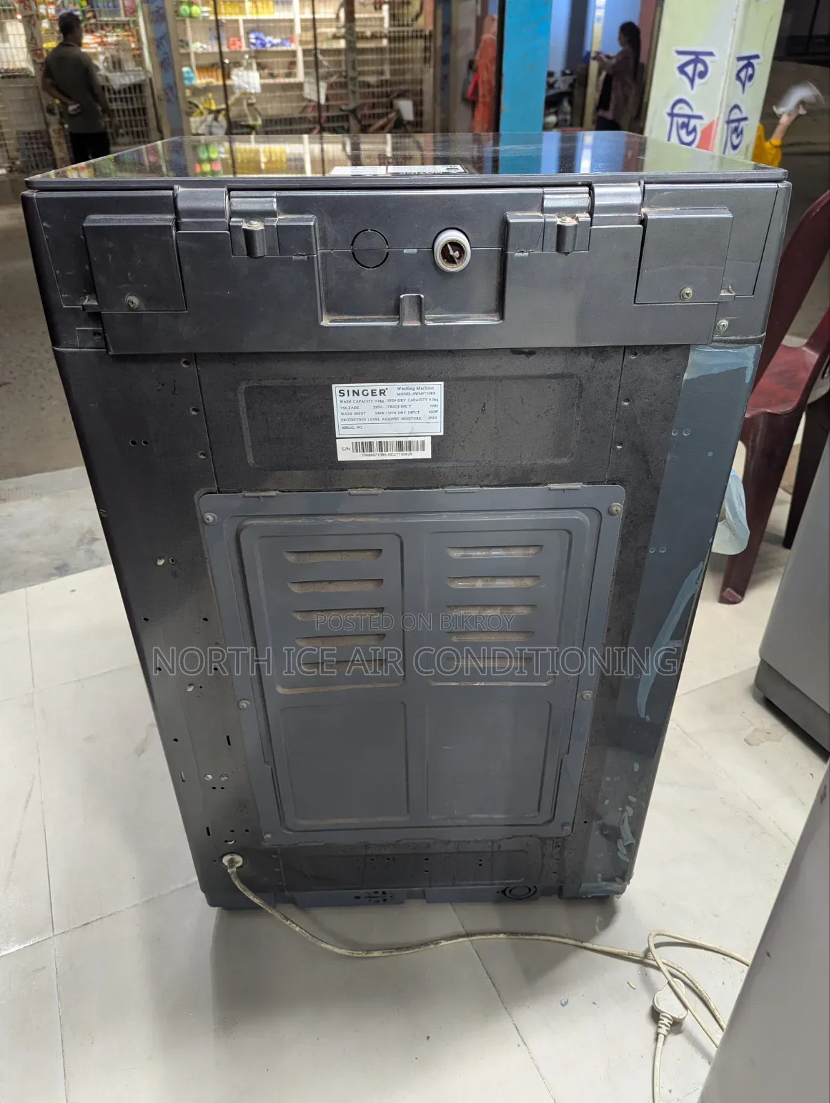Singer Toploading Washing-Machine 9 Kg.