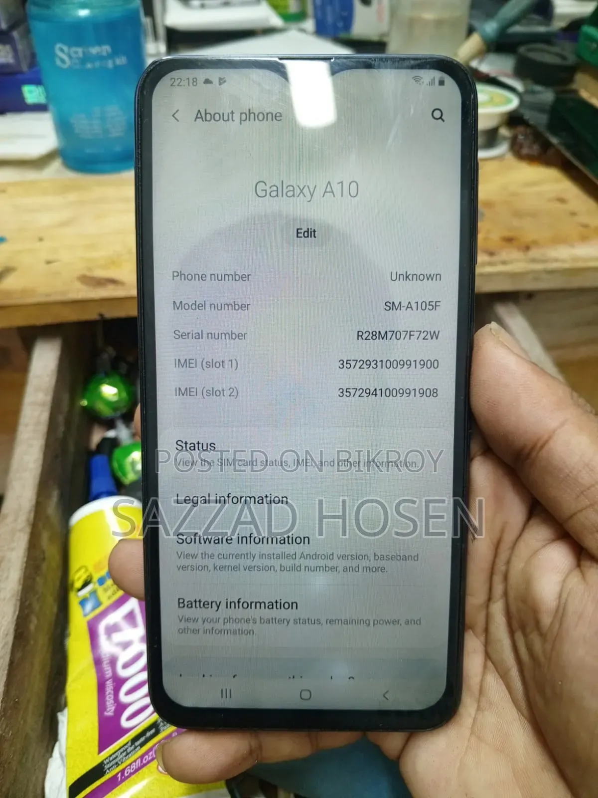 Samsung Galaxy A10 32 GB Blue