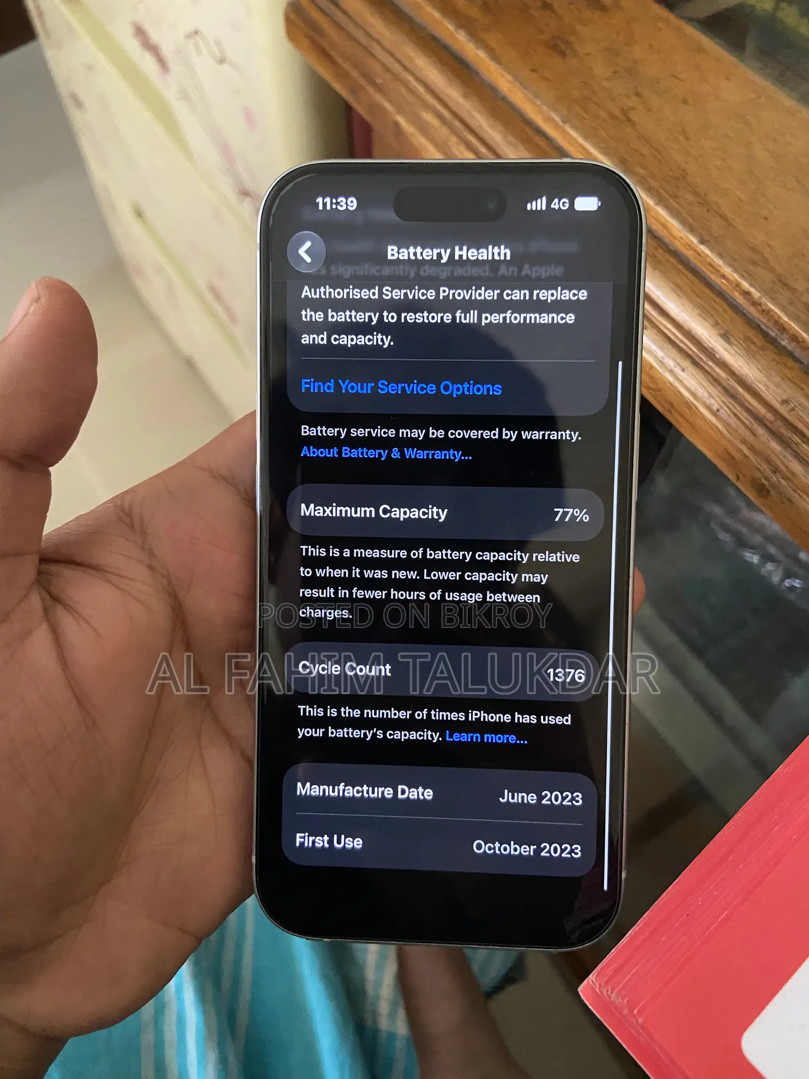 Apple iPhone 15 128 GB Blue