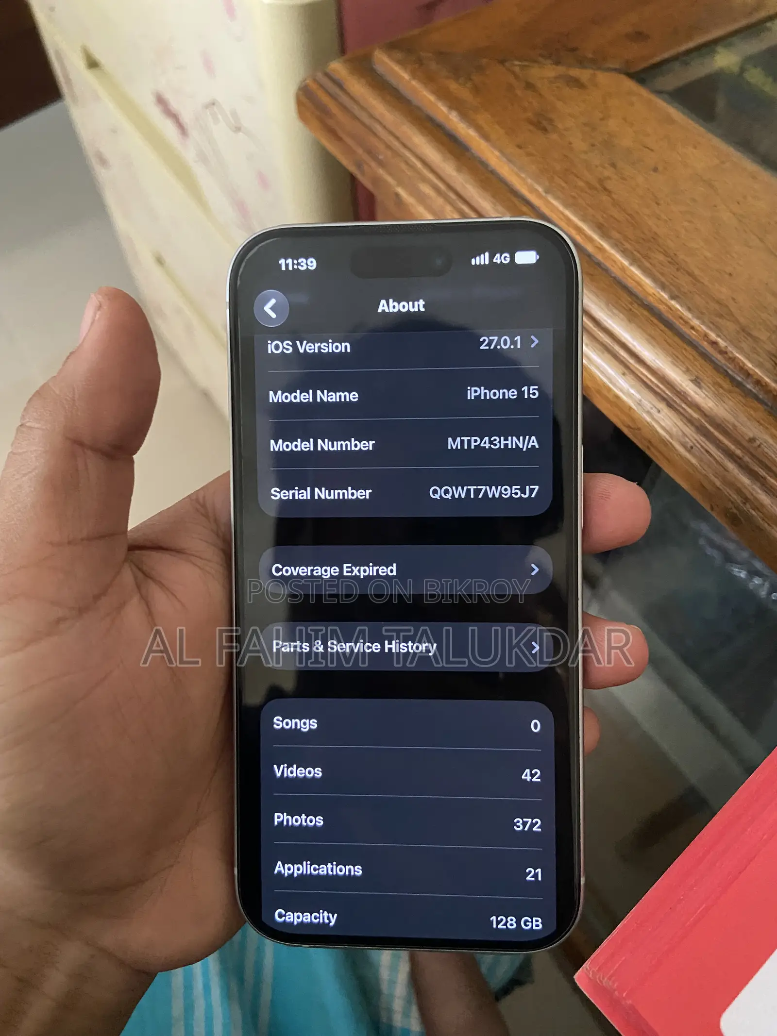 Apple iPhone 15 128 GB Blue