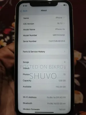 New Mobile Phone 128 GB White