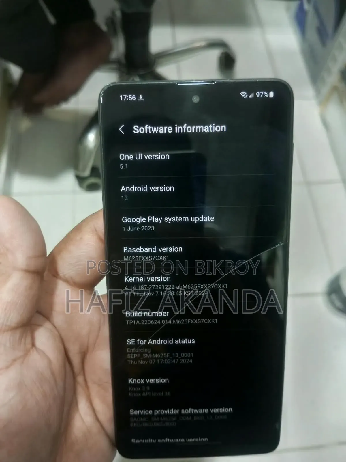 Samsung Galaxy M62 128 GB Blue