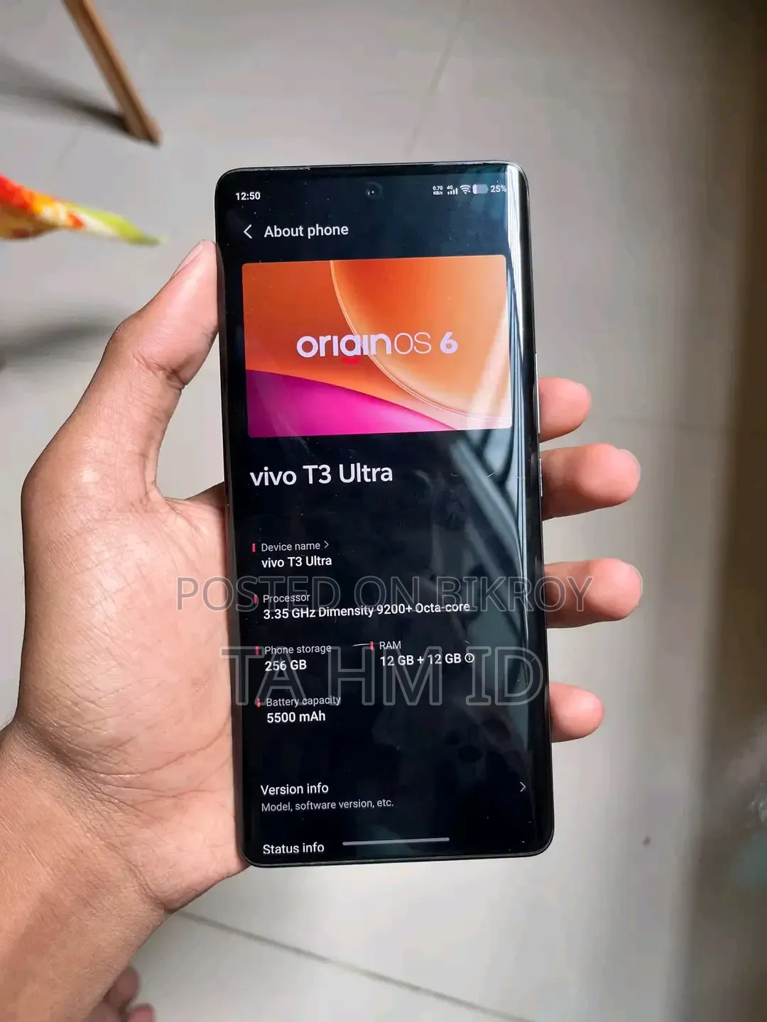 Vivo T3 Ultra 256 GB