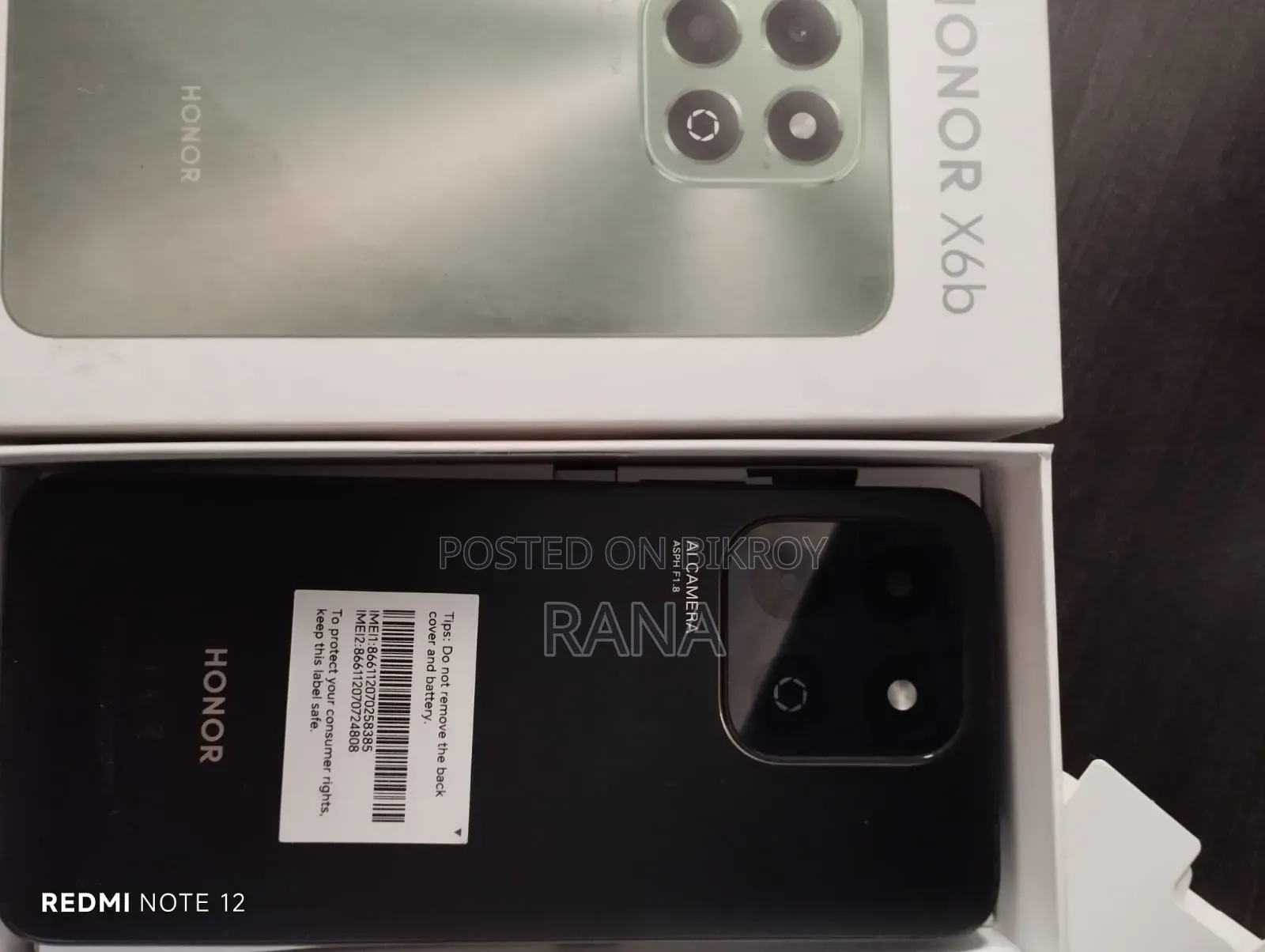 New Honor X6b 128 GB Black