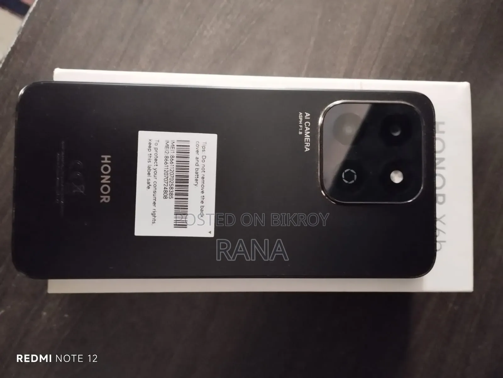 New Honor X6b 128 GB Black