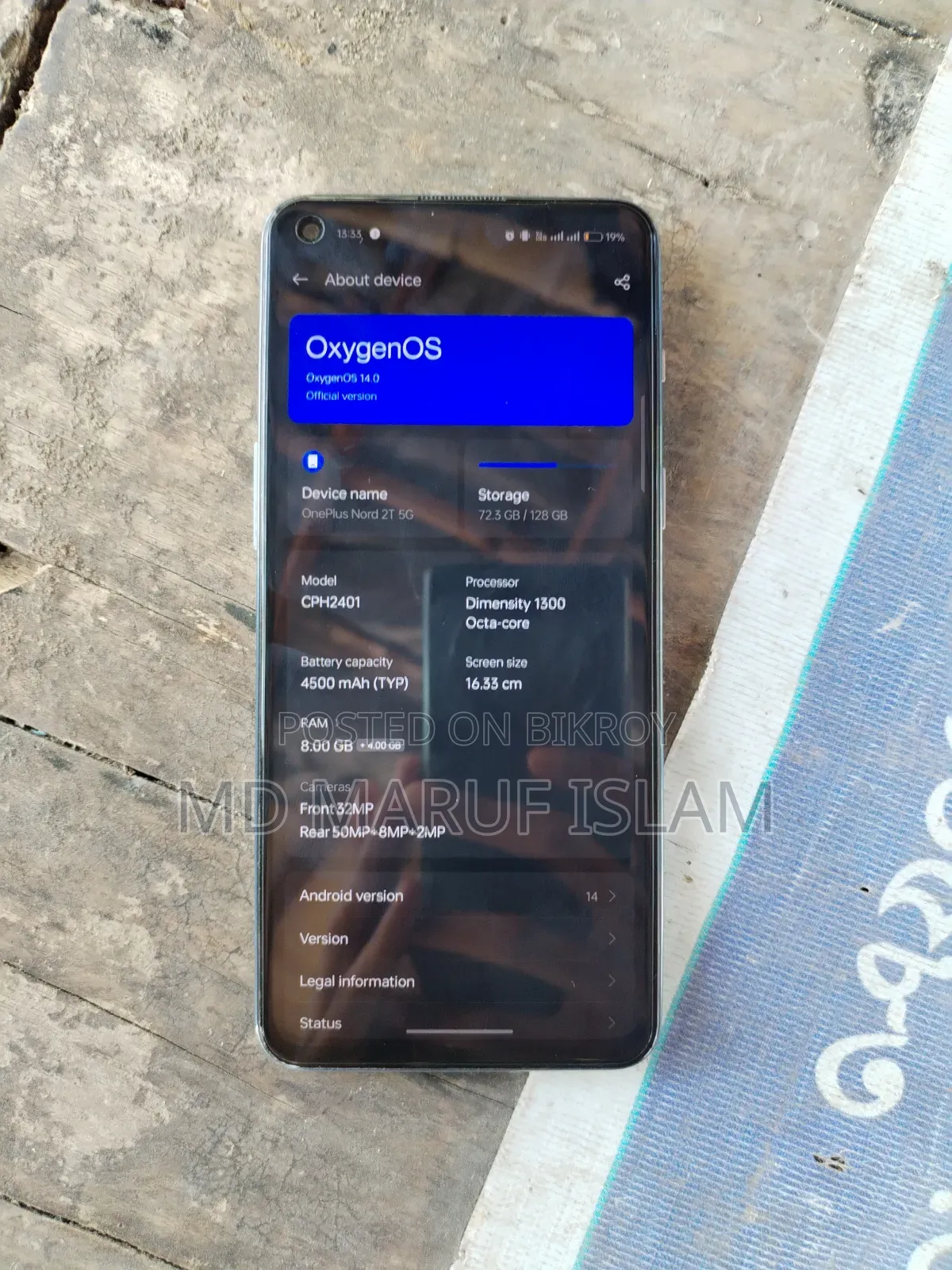 OnePlus Nord 2T 128 GB Blue