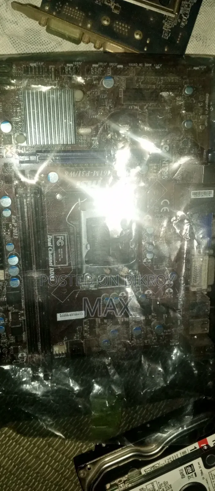 2xH61m মাদারবোর্ড 8GB Ddr3 র‍্যাম AMD Hd6670 Nvidia Gt1030 I5 2400s