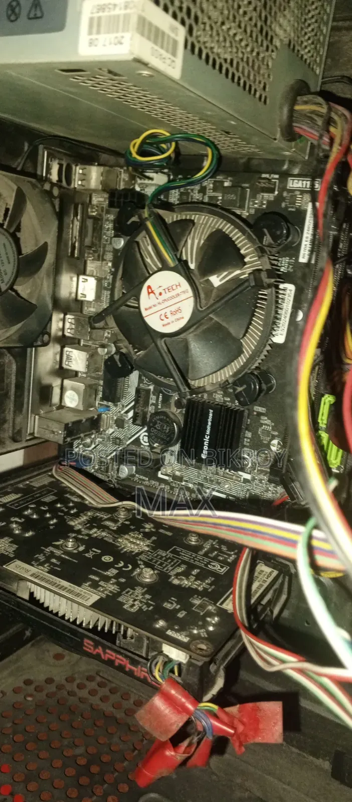 2xH61m মাদারবোর্ড 8GB Ddr3 র‍্যাম AMD Hd6670 Nvidia Gt1030 I5 2400s
