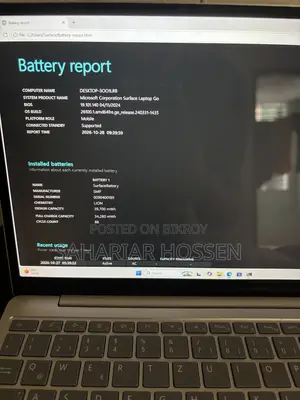 Laptop Microsoft Surface Go 8GB Intel Core i5 SSD 256GB