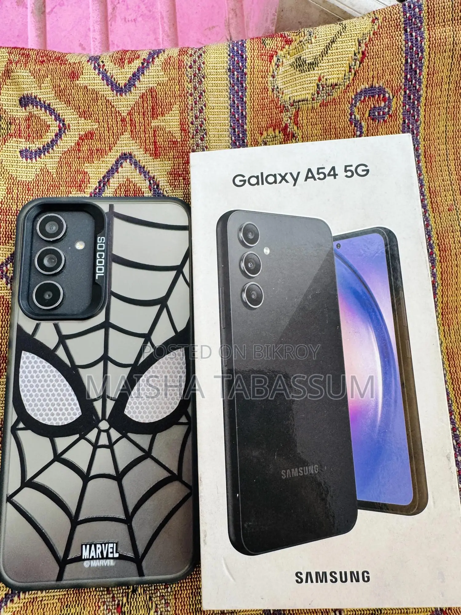 স্যামসাং গ্যালাক্সি এ৫৪ ৫জি ১২৮ জিবি ব্ল্যাক