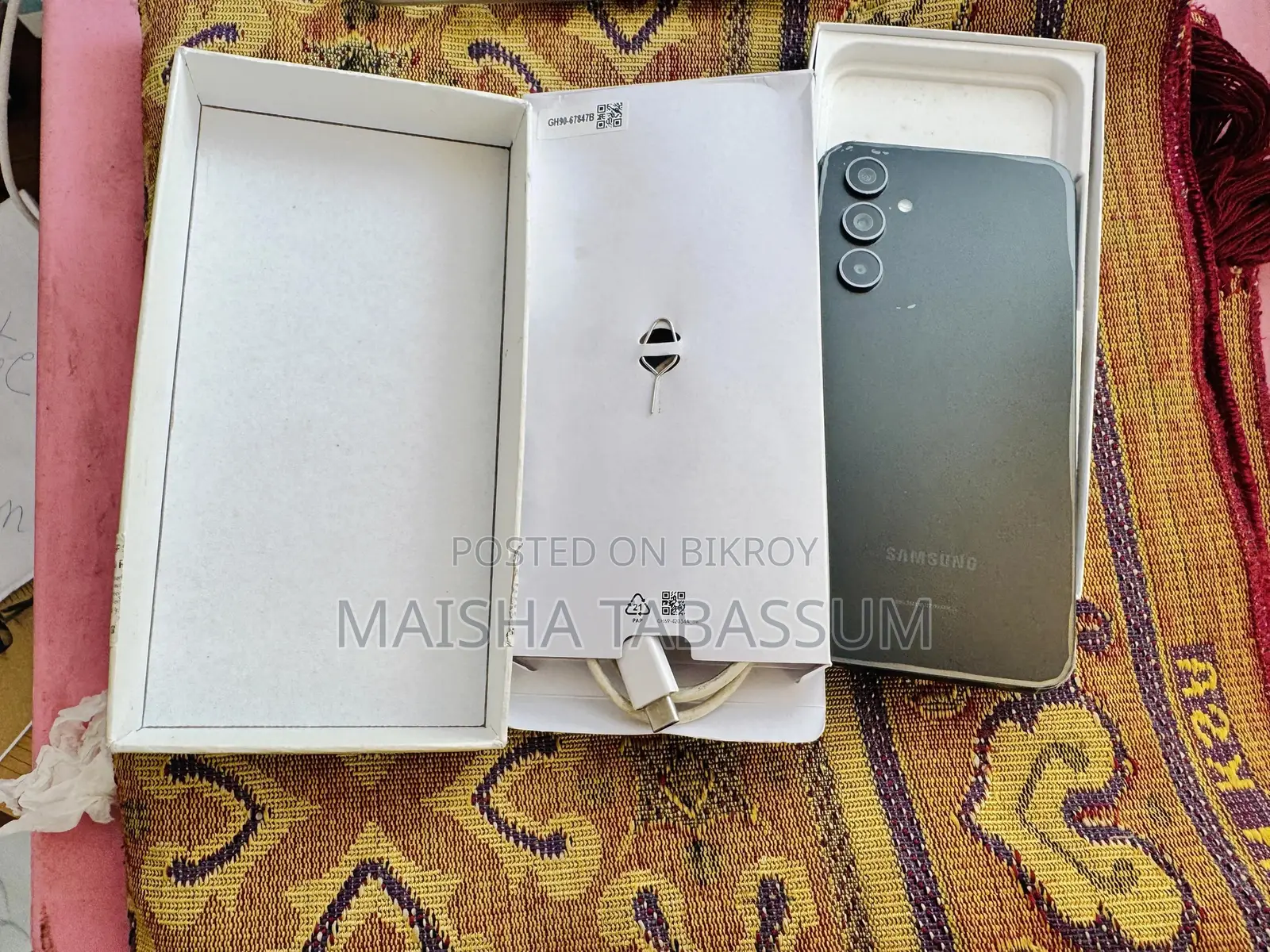 স্যামসাং গ্যালাক্সি এ৫৪ ৫জি ১২৮ জিবি ব্ল্যাক