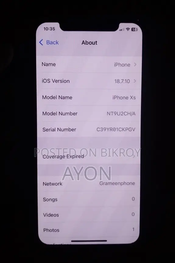 Apple iPhone XS 256 GB White