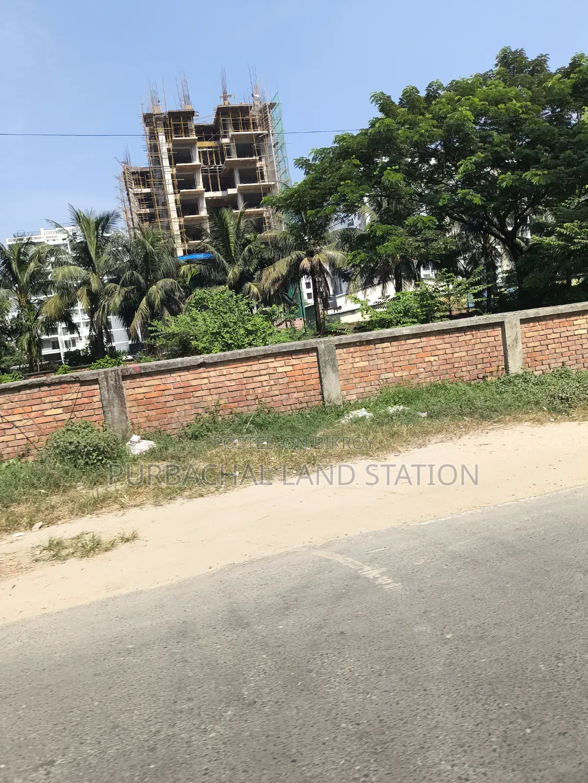 বসুন্ধরা আবাসিক এলাকা, দক্ষিণ-উত্তর মুখী ৪০ কাঠা প্লট বিক্রি, ব্লক: পি