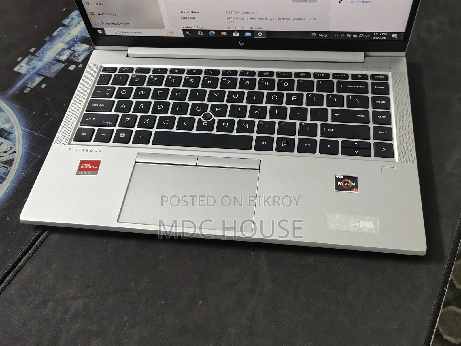 ল্যাপটপ HP EliteBook 845 G8 16GB AMD Ryzen 5 SSD 512GB