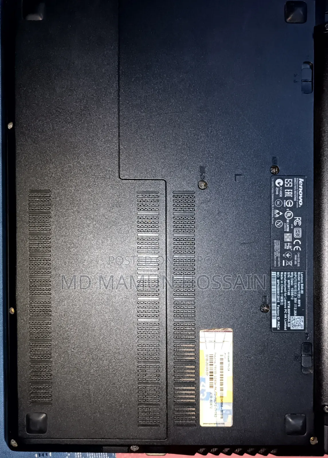 Laptop Lenovo B470 4GB Intel Core i5 HDD 1T
