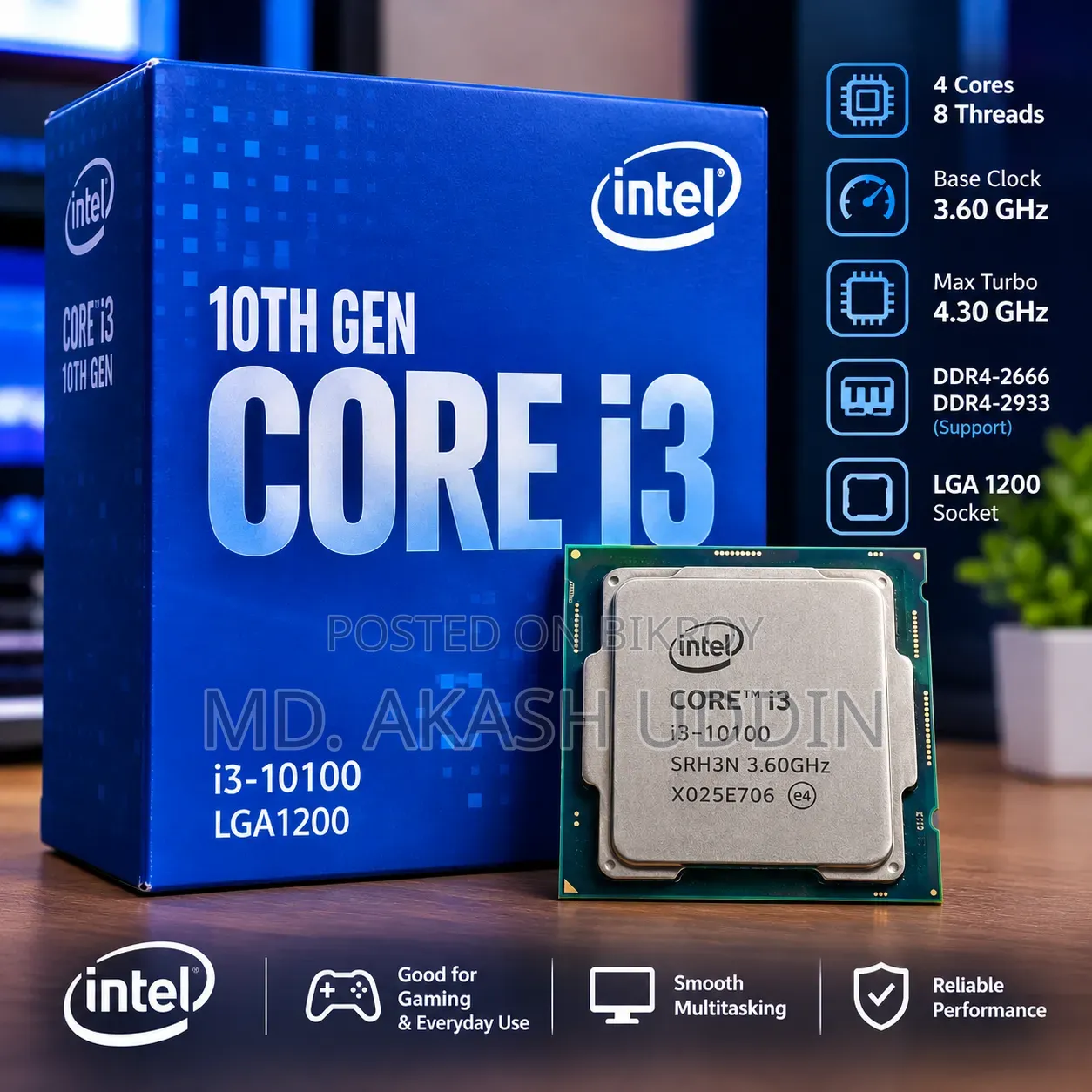 Intel Core I3 10th Gen Processor