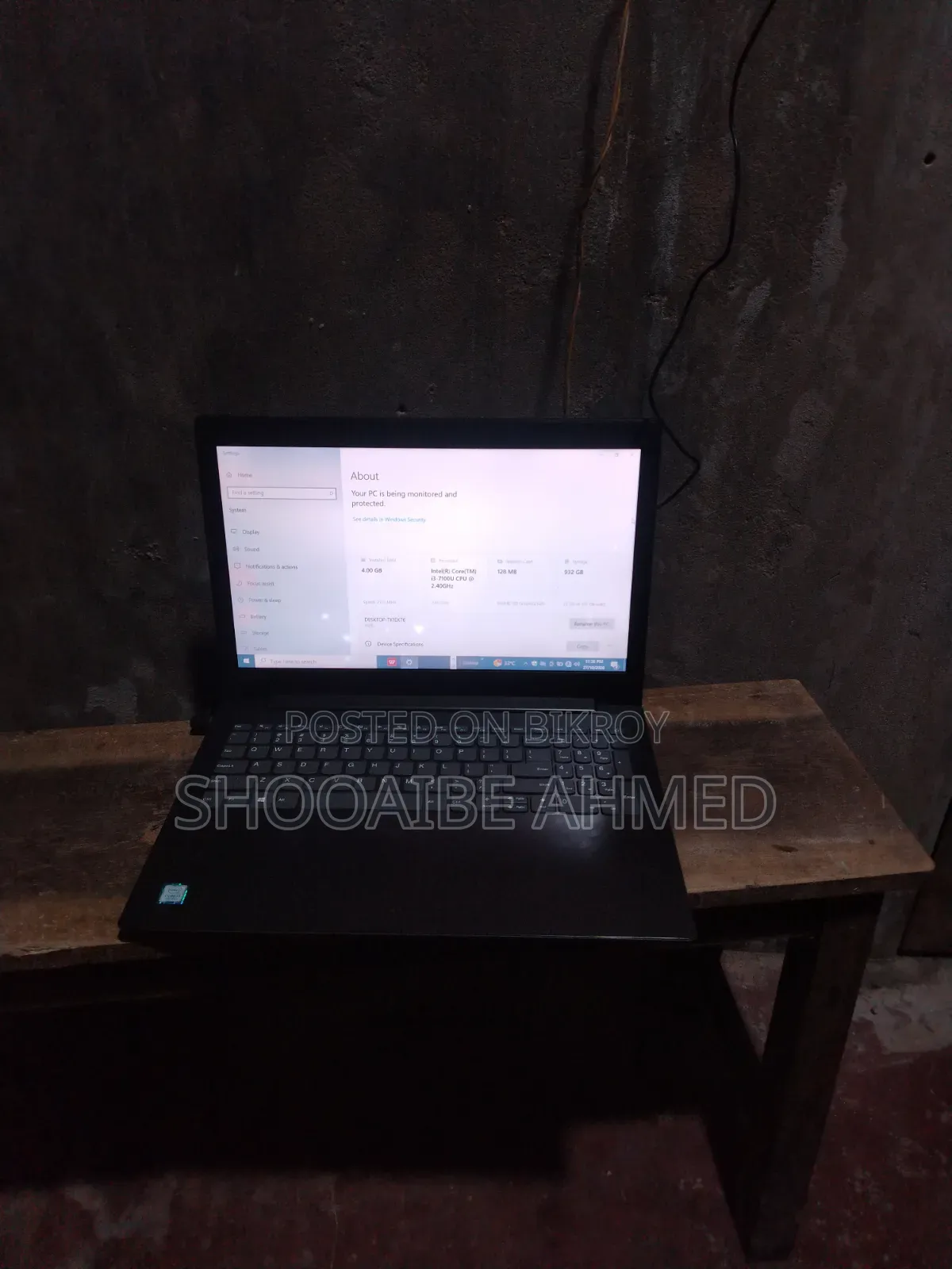 Laptop Lenovo Ideapad 3 4GB Intel Core i3 HDD 1TB