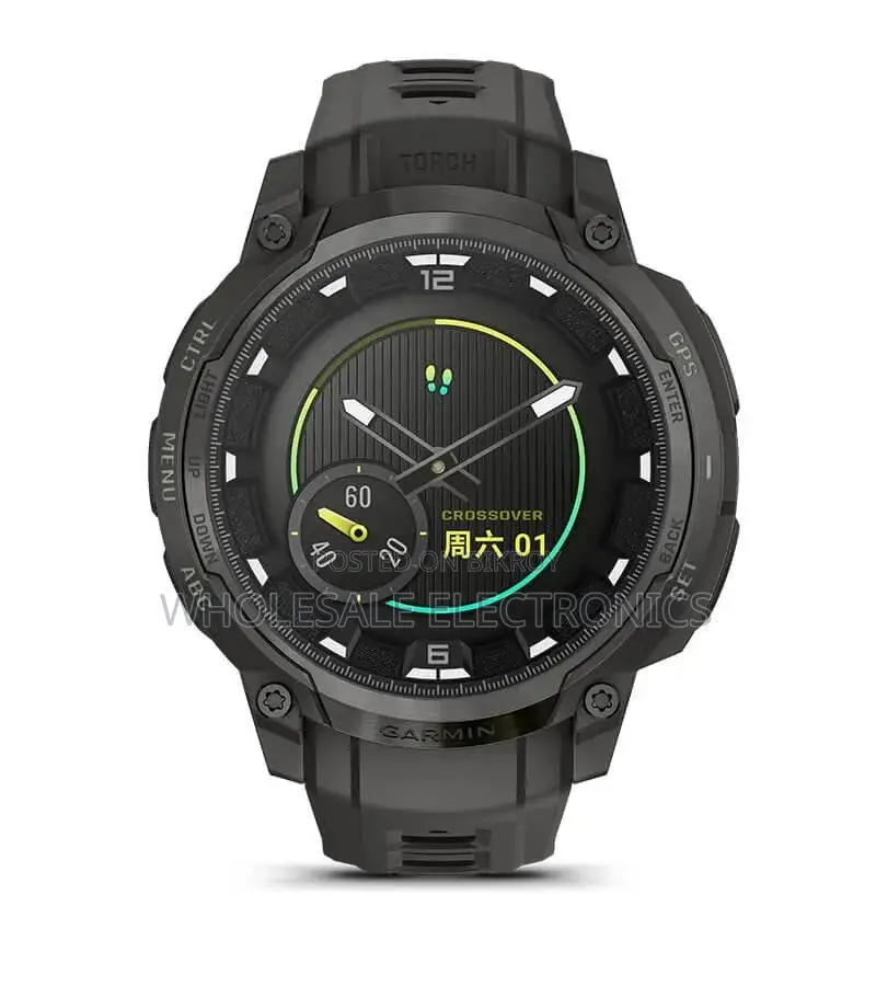 Garmin Instinct Crossover Amoled Charcoal(only Pre -Order)