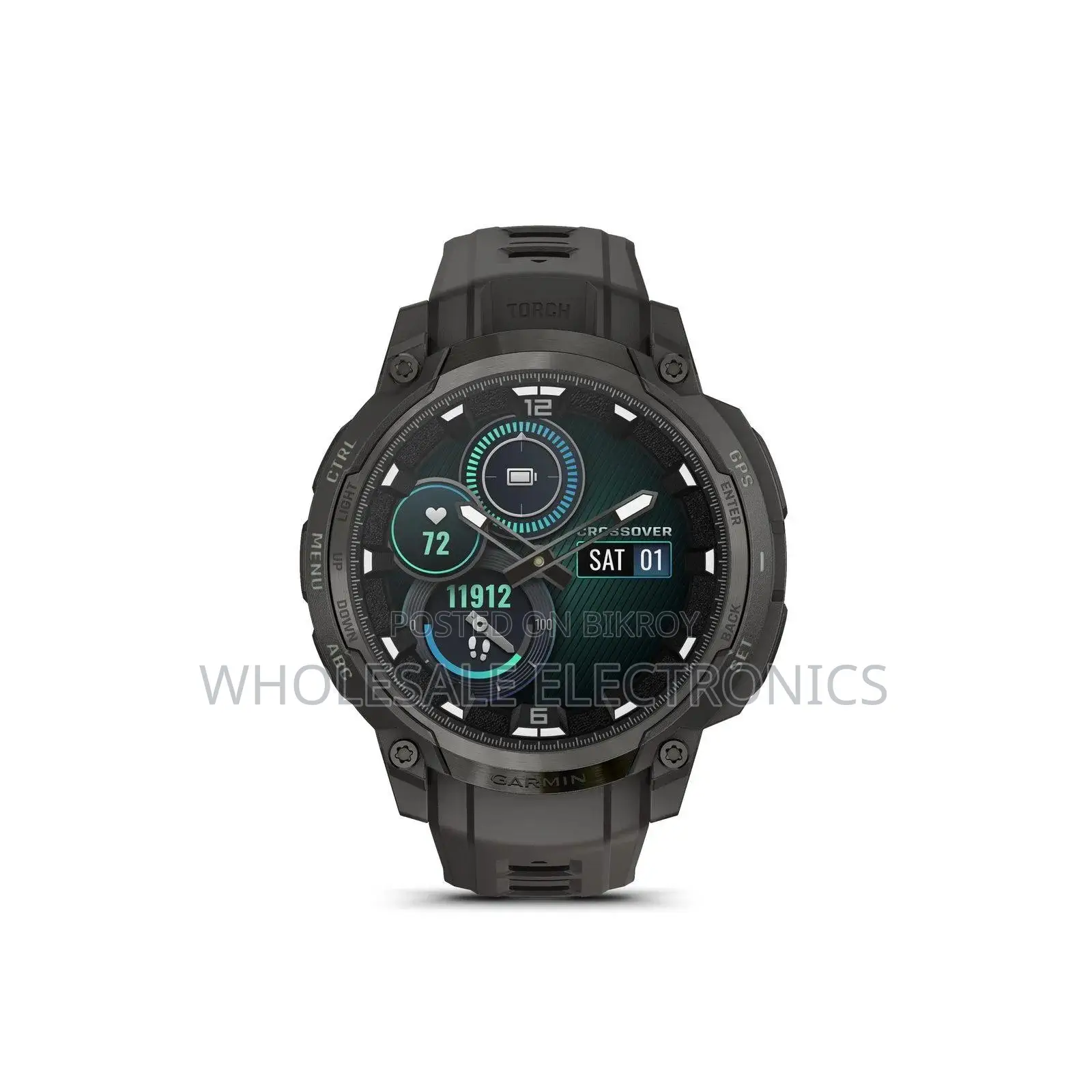Garmin Instinct Crossover Amoled Charcoal(only Pre -Order)