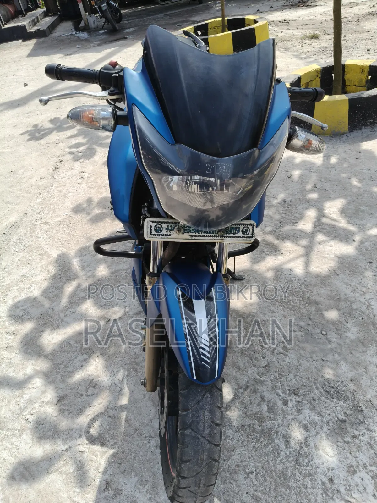 টিভিএস আপাচে আরটিআর ১৬০ টুভি ২০২১ নীল