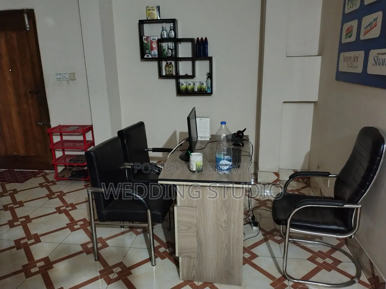 Table, chair, rack etc