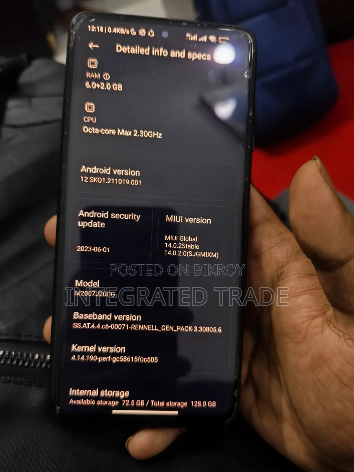 Xiaomi Poco X3 NFC 128 GB Blue