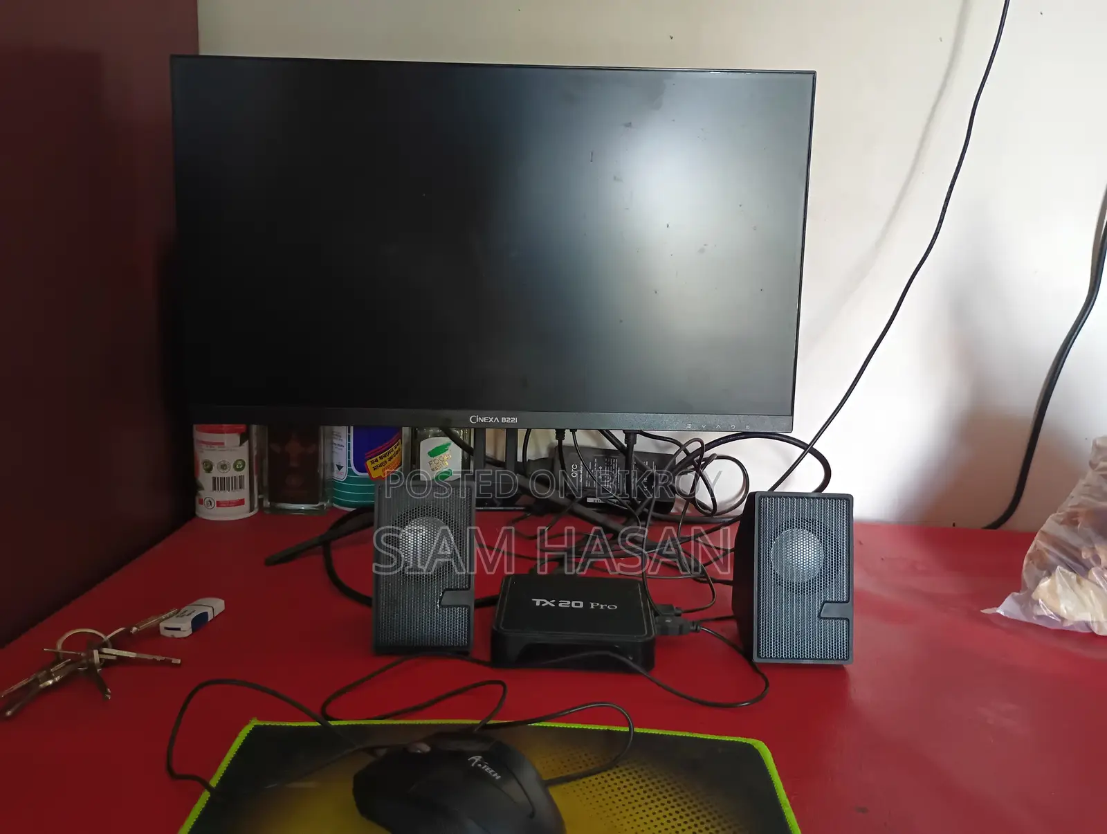 Monitor and Android Box Setup