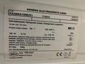 666 Liter Siemens Fridge