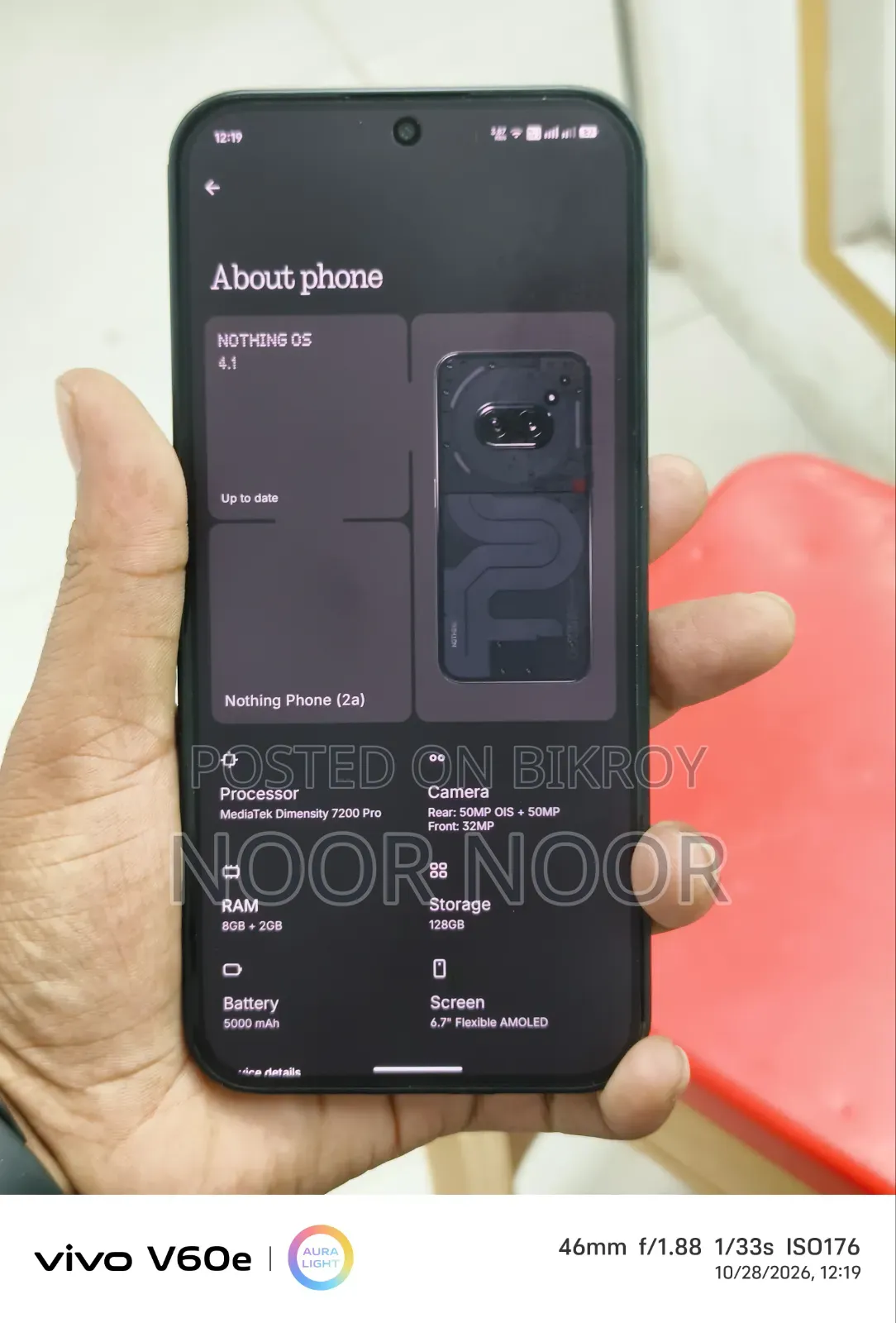 Nothing Phone 2a 128 GB Black