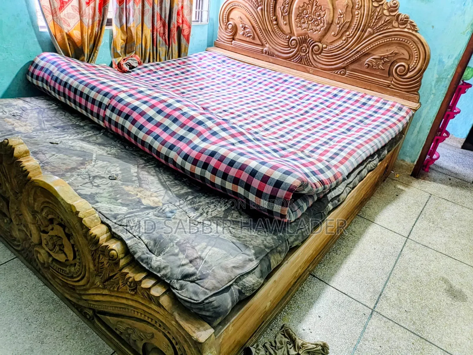 Teak Wood Bed