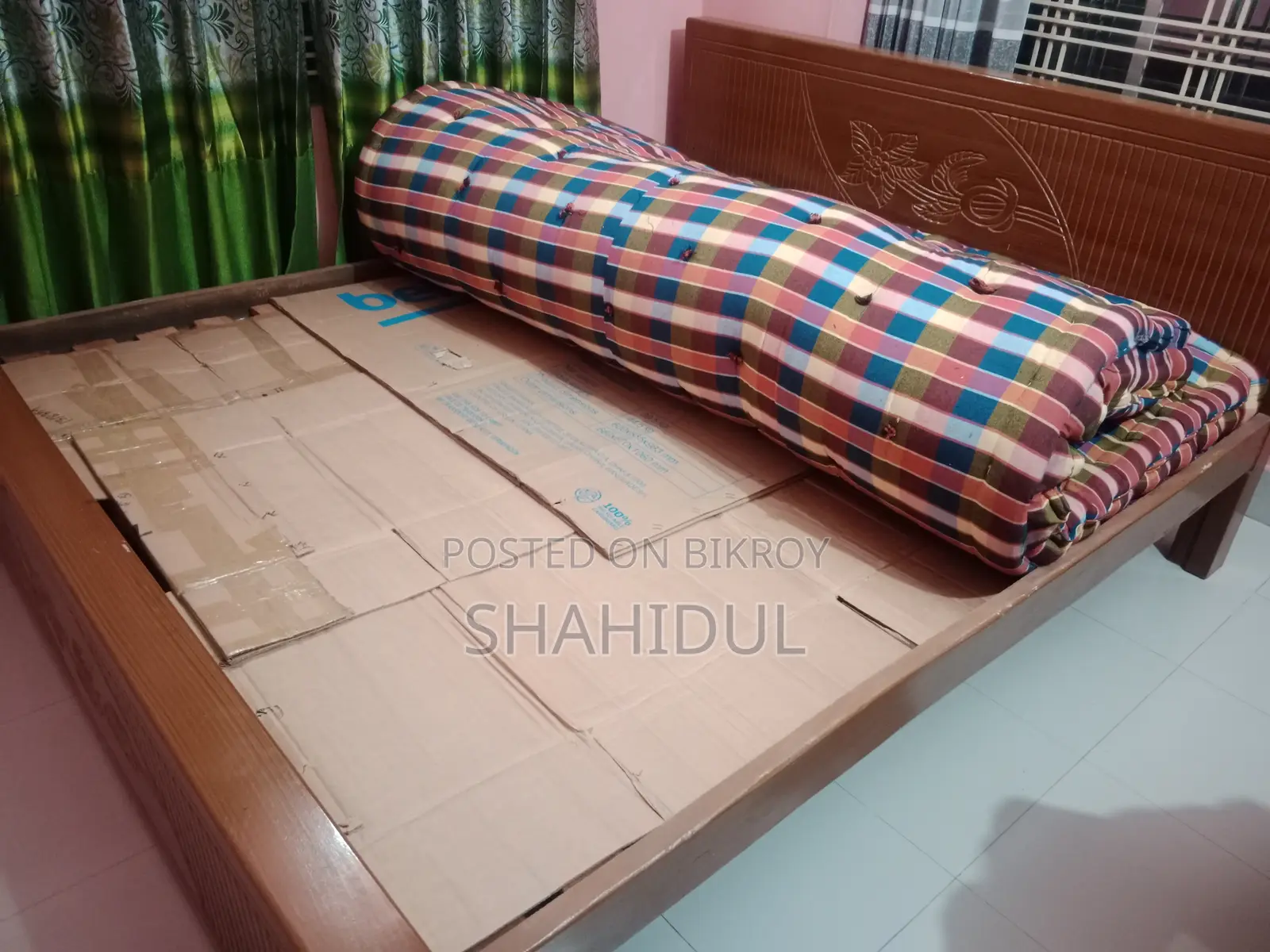 Partex King Size Bed (6 Feet by 7 Feet)