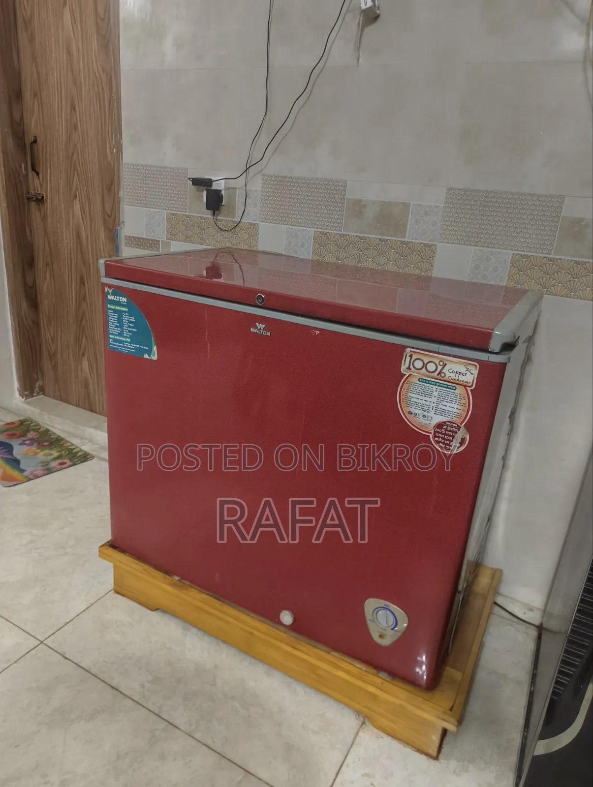 ওয়ালটনের রানিং বড় ডিপ ফ্রিজ বিক্রি হবে