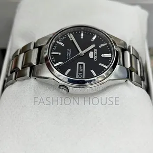Seiko 5 Automatic 21 Jewels Men's Watch | Black Dial | Stainless Steel
