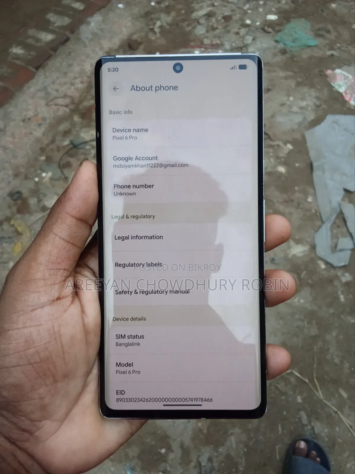 Google Pixel 6 Pro 128 GB White