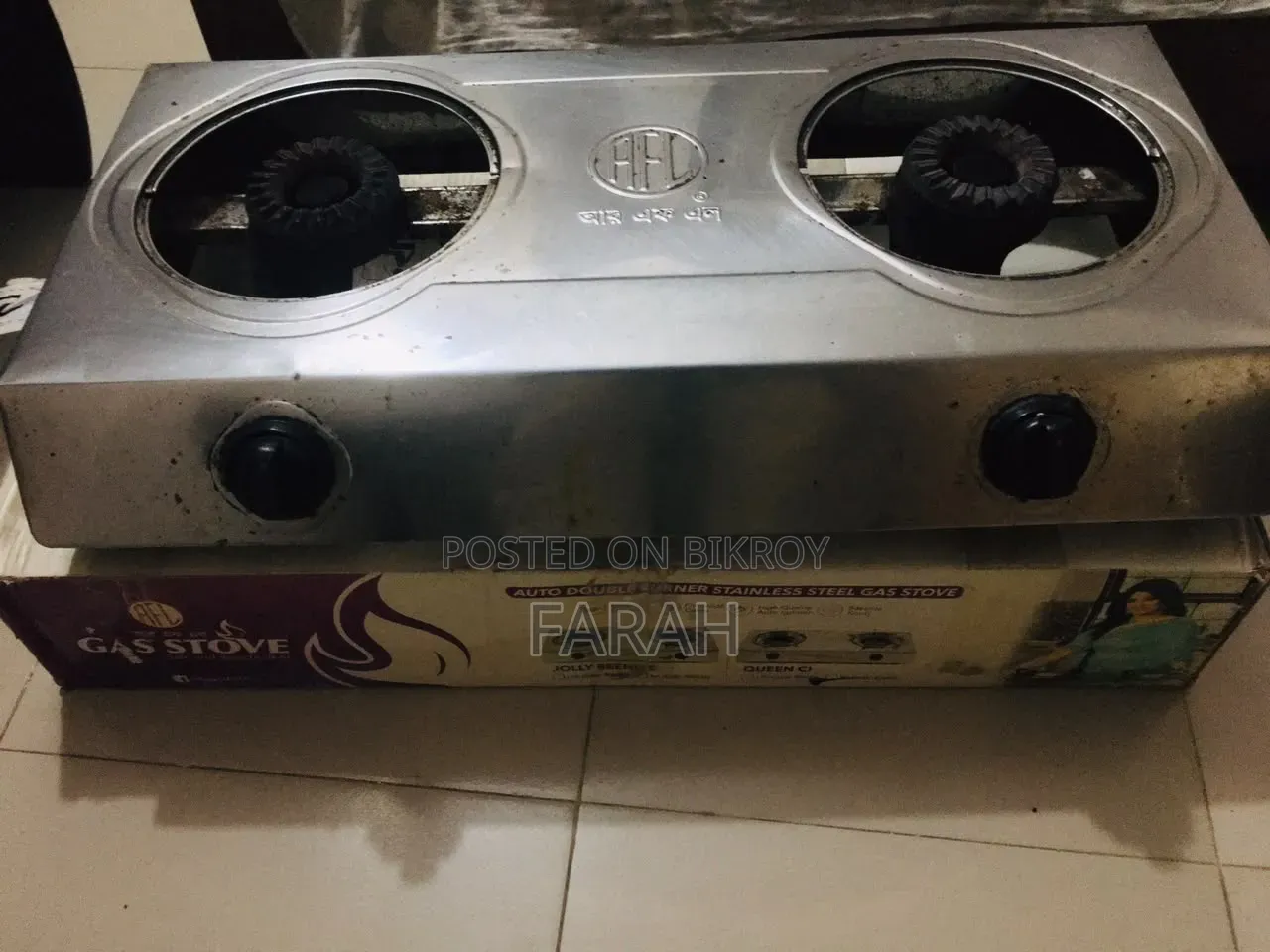 RFL Auto Gas Stove for Sale, Price: 2000 Tk Only