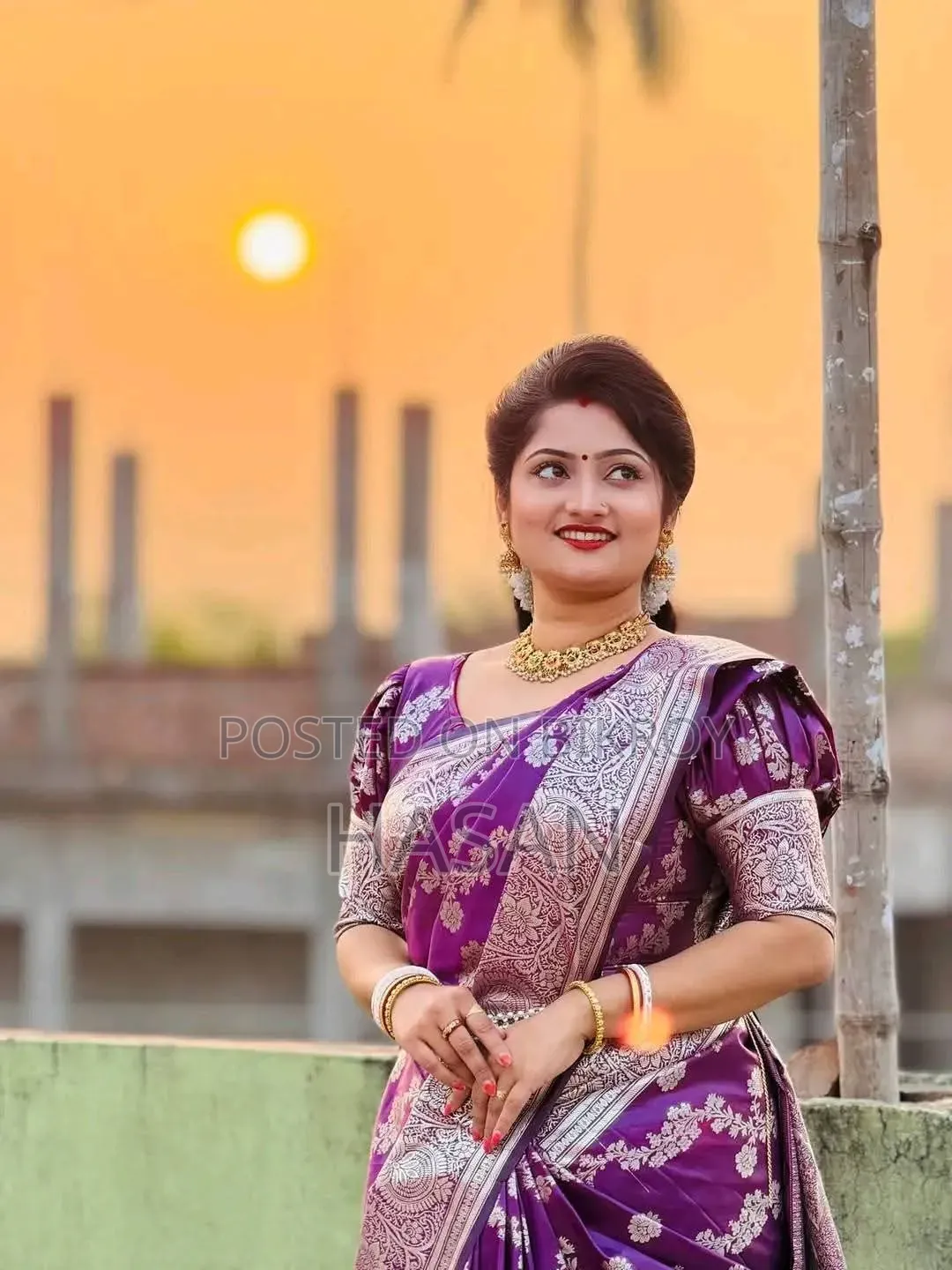 Indian Soft Katan Sharee