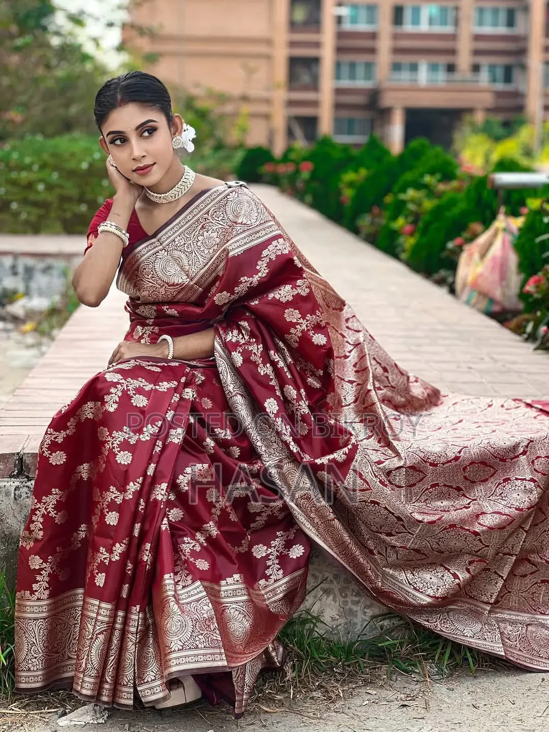 Indian Soft Katan Sharee