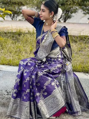 Indian Soft Katan Sharee