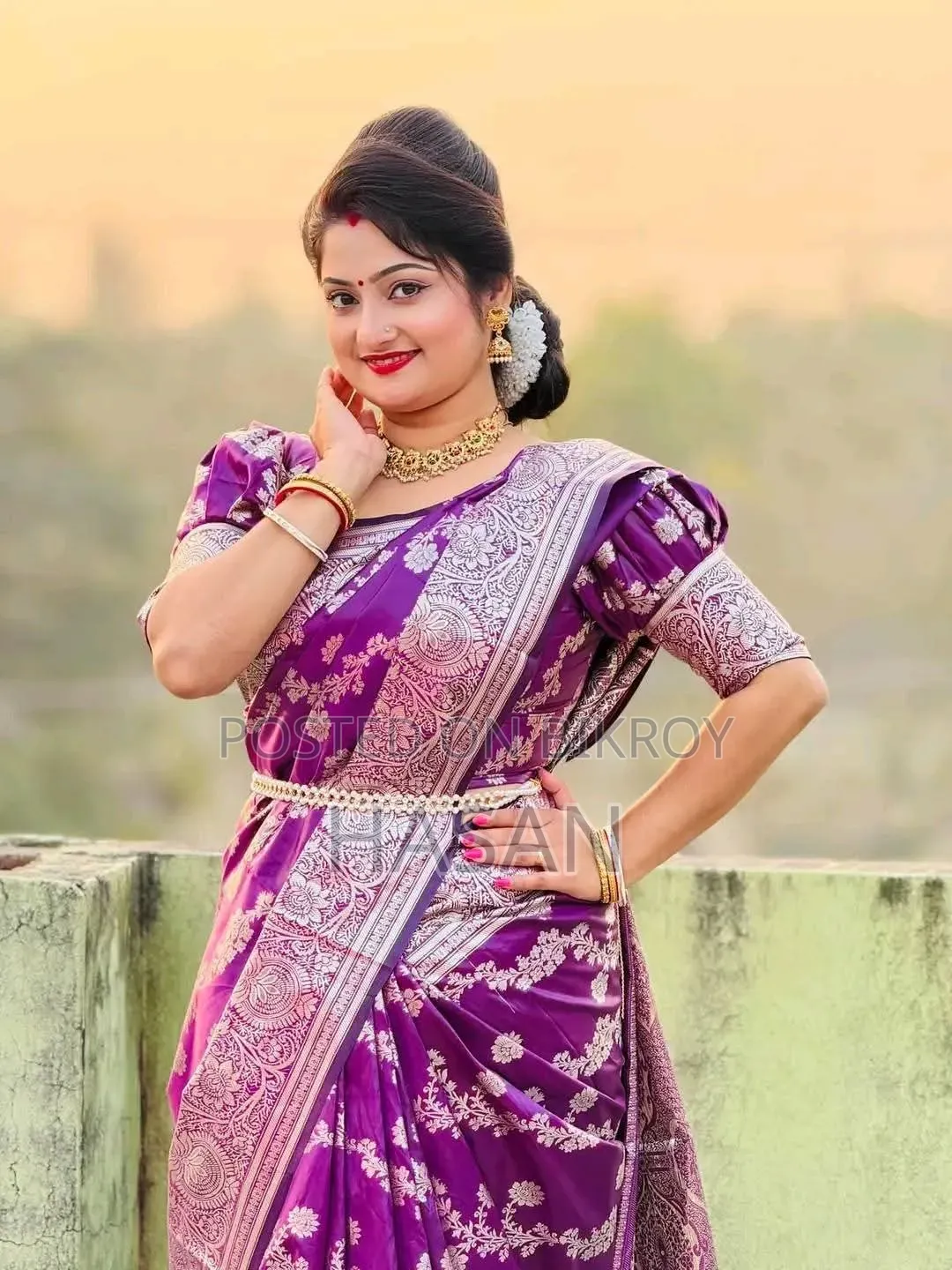 Indian Soft Katan Sharee