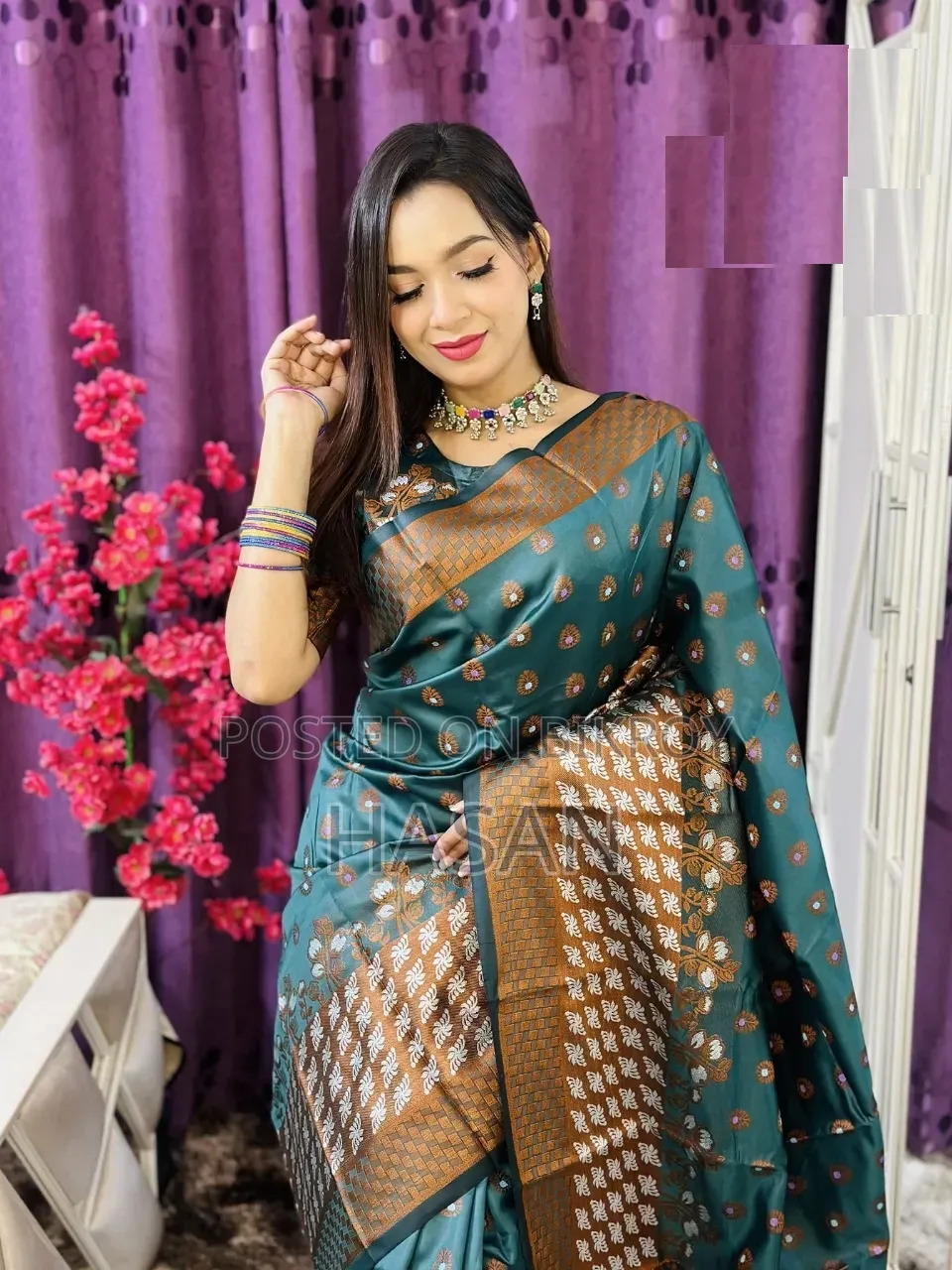 Soft Silk Katan Sharee
