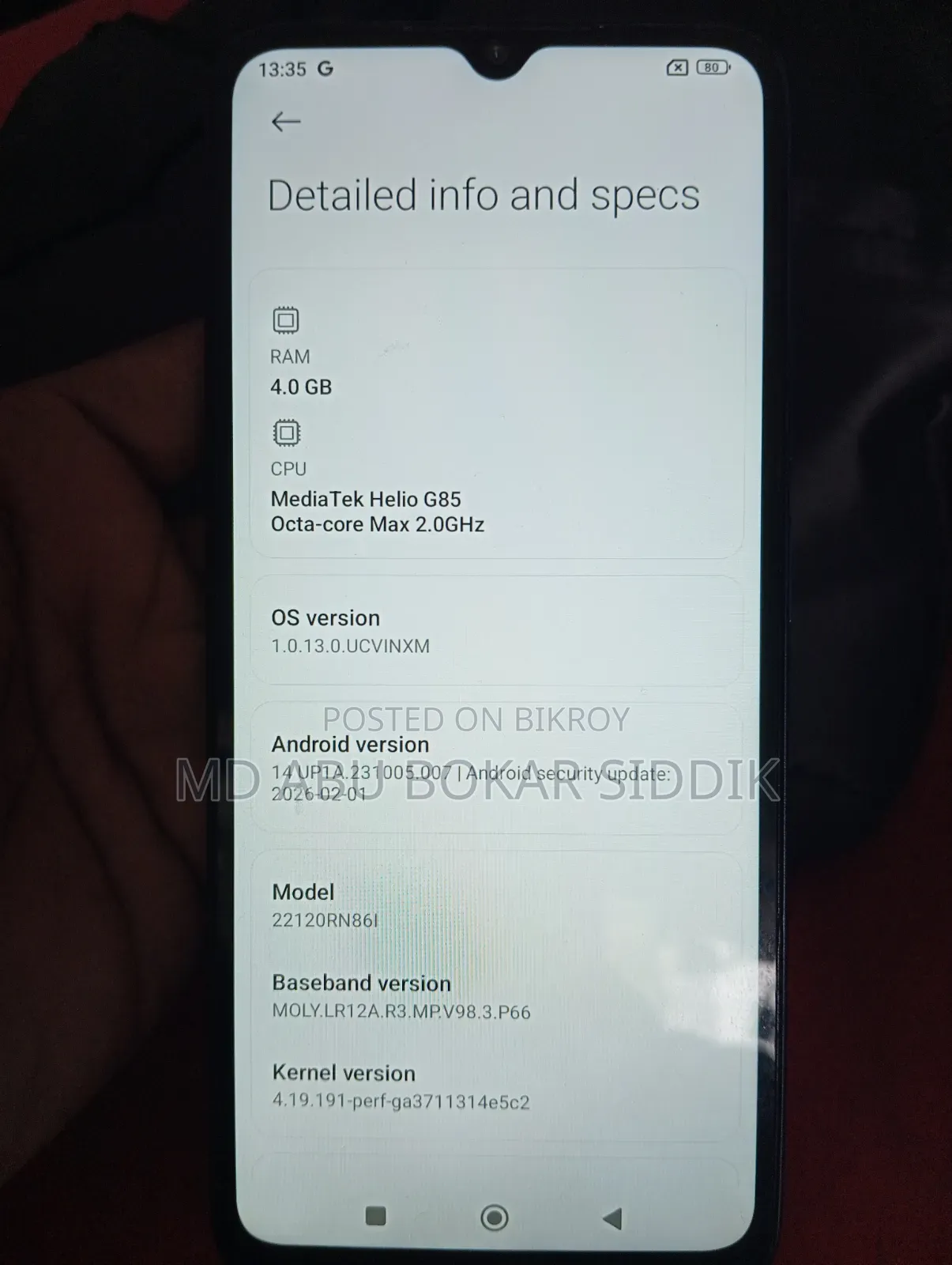 Xiaomi Redmi 12C 64 GB Red